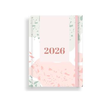 2026 ΗΜΕΡΟΛΟΓΙΟ ΗΜΕΡΗΣΙΟ 12x17cm VERSUS ΜΕ ΛΑΣΤΙΧΟ ΠΡΑΣΙΝΟ 587119 (TESORO)