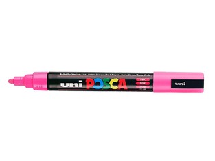 POSCA ΜΑΡΚΑΔΟΡΟΣ ΜΕΣΑΙΟΣ PC5M ΡΟΖ (PINK)