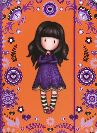 SANTORO GORJUSS ΦΑΚΕΛΟΣ ΜΕ ΛΑΣΤΙΧΟ A4 COBWEBS 812GJ03