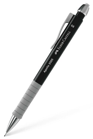 FABER CASTELL ΜΗΧΑΝΙΚΟ ΜΟΛΥΒΙ APOLLO 0.5mm ΜΑΥΡΟ 232504
