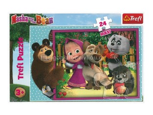 TREFL MAXI ΠΑΖΛ 24 ΤΕΜΑΧΙΩΝ MASHA AND BEAR 14301