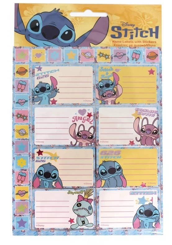 GIM ΕΤΙΚΕΤΕΣ ΤΕΤΡΑΔΙΩΝ ΜΕ ΑΥΤΟΚΟΛΛΗΤΑ STITCH 2φ 771 30249