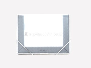 FOLDERMATE ONE 50610 ΦΑΚΕΛΟΣ ΝΤΟΣΙΕ ΜΕ ΛΑΣΤΙΧΟ ΠΛΑΣΤΙΚΟ A4 (21x29,7cm) 8cm ΔΙΑΦΑΝΕΣ ΛΕΥΚΟ  (ΜΕ ΠΙΕΤΑ)