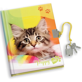 LEBEZ ΗΜΕΡΟΛΟΓΙΟ ΜΕ ΚΛΕΙΔΙ PUPPY LOVE ΓΑΤΑ 4492
