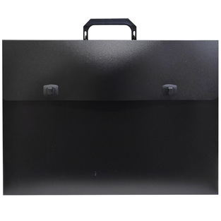 GROOVY ΤΣΑΝΤΑ ΣΧΕΔΙΟΥ ΠΛΑΣΤΙΚΗ 32x43x5cm ΜΕ 2 ΚΛΙΠΣ ΚΑΙ ΧΕΡΟΥΛΙ ΜΑΥΡΗ 032091