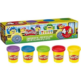 HASBRO PLAY DOH ΣΕΤ ΠΛΑΣΤΟΖΥΜΑΡΑΚΙΑ BACK TO SCHOOL 5 ΒΑΖΑΚΙΑ F7367