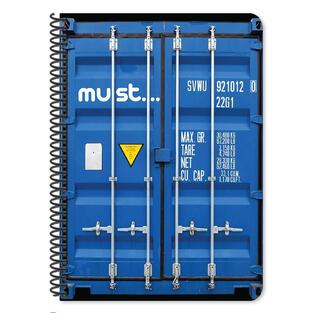 MUST ΤΕΤΡΑΔΙΟ ΣΠΙΡΑΛ 17x25cm 5 ΘΕΜΑΤΩΝ 150φ CARGO ΜΠΛΕ 000584249