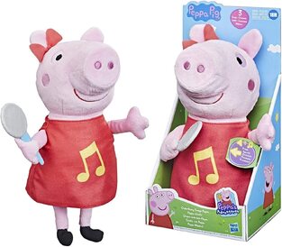 HASBRO PEPPA PIG OINK ALONG SONGS PEPPA ΛΟΥΤΡΙΝΟ ΚΟΥΚΛΑΚΙ F2187