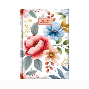 2027 ΗΜΕΡΟΛΟΓΙΟ ΗΜΕΡΗΣΙΟ ΛΕΥΚΟ 14.5x20.5cm WILD FLOWERS 68999004 (ΘΕΟΦΥΛΑΚΤΟΣ)