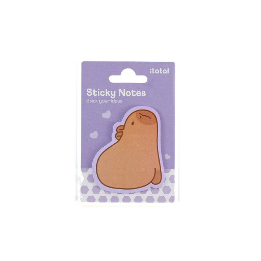 I TOTAL ΑΥΤΟΚΟΛΛΗΤΑ ΧΑΡΤΑΚΙΑ ΣΗΜΕΙΩΣΕΩΝ CAPYBARA ΜΩΒ XL3102M