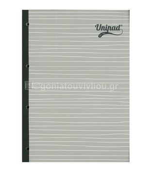 PUKKA PAD ΜΠΛΟΚ ΣΗΜΕΙΩΣΕΩΝ A4 (21x29,7cm) ΜΕ ΑΝΟΙΓΜΑ ΣΤΟ ΠΛΑΙ ΤΡΥΠΕΣ ΚΑΙ ΠΕΡΙΘΩΡΙΟ ΓΚΡΙ 200φ URP200