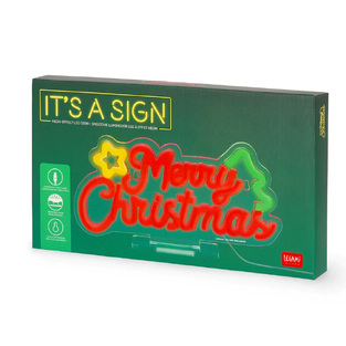 LEGAMI ΦΩΤΙΣΤΙΚΟ NEON EFFECT LED ITS A SIGN MERRY CHRISTMAS NEL0004