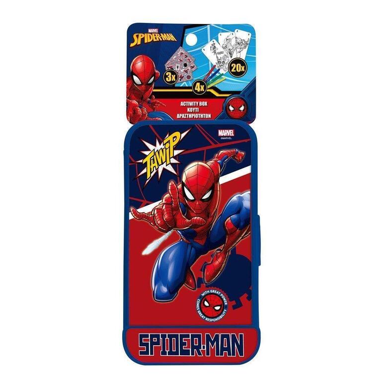 ΚΟΥΤΙ ΔΡΑΣΤΗΡΙΟΤΗΤΩΝ 27τεμ 28x2x10cm SPIDERMAN 000508535