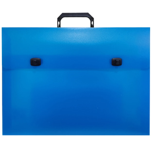 GROOVY ΤΣΑΝΤΑ ΣΧΕΔΙΟΥ ΠΛΑΣΤΙΚΗ 32x43x5cm ΜΕ 2 ΚΛΙΠΣ ΚΑΙ ΧΕΡΟΥΛΙ ΔΙΑΦΑΝΗ ΜΠΛΕ 032091