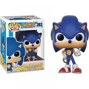FUNKO POP GAMES SONIC THE HEDGEHOG SONIC WITH RING 283 VINYL FIGURE