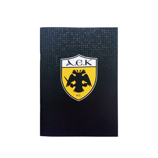 BACK ME UP ΤΕΤΡΑΔΙΟ ΚΑΡΦΙΤΣΑ 17x25cm 40φ ΑΕΚ OFFICIAL LOGO 38600400