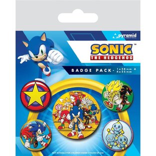 PYRAMID INTERNATIONAL ΣΕΤ ΚΟΝΚΑΡΔΕΣ SONIC THE HEDGEHOG 5τεμ BP80804