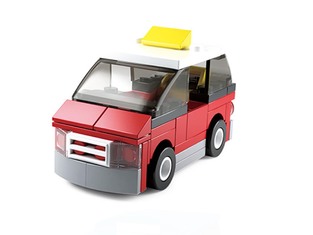 SLUBAN ΠΑΙΔΙΚΟ ΠΑΙΧΝΙΔΙ ΜΕ ΤΟΥΒΛΑΚΙΑ B0598 TAXI 55pcs