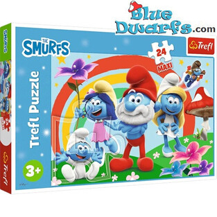 TREFL MAXI ΠΑΖΛ 24τεμ THE SMURF DAY 14374