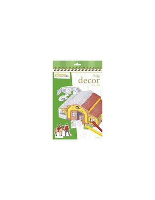 AVENUE MANDARINE GRAFFY DECOR ΜΠΛΟΚ ΖΩΓΡΑΦΙΚΗΣ ΜΕ ΚΑΤΑΣΚΕΥΕΣ 160gr 14φ ΜΕ ΣΧΕΔΙΟ ΙΠΠΙΚΟ ΟΜΙΛΟ ΦΑΡΜΑ GY136C