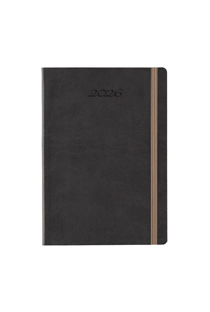 2026 ΗΜΕΡΟΛΟΓΙΟ ΗΜΕΡΗΣΙΟ 17x24cm ΜΕ ΛΑΣΤΙΧΟ 360 ΜΟΙΡΩΝ KOLORO a ΜΑΥΡΟ 62174 (ΛΙΝΑΡΔΑΤΟΣ)