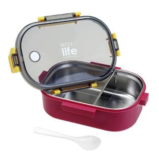 ECOLIFE ΤΑΠΕΡ ΔΟΧΕΙΟ ΦΑΓΗΤΟΥ ΓΙΑ ΦΟΥΡΝΟ ΜΙΚΡΟΚΥΜΑΤΩΝ ΜΕ ΧΩΡΙΣΜΑ 900ml ΡΟΖ 33BO9068