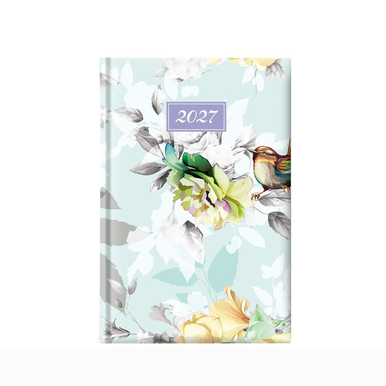 2027 ΗΜΕΡΟΛΟΓΙΟ ΗΜΕΡΗΣΙΟ ΛΕΥΚΟ 11.5x16,5cm WILD FLOWERS 68599002 (ΘΕΟΦΥΛΑΚΤΟΣ)