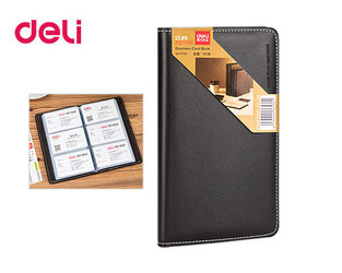 DELI ΚΑΡΤΟΘΗΚΗ 19,5x11,5cm 180 ΘΕΣΕΩΝ ΜΑΥΡΗ 231365378