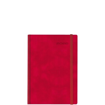 2026 ΗΜΕΡΟΛΟΓΙΟ ΗΜΕΡΗΣΙΟ ΛΕΥΚΟ 14.5x20,5cm AVENUE CHIA ELASTIC ΚΟΚΚΙΝΟ ΜΕ ΛΑΣΤΙΧΟ 689E9C06 (ΘΕΟΦΥΛΑΚΤΟΣ)