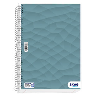 SKAG ΤΕΤΡΑΔΙΟ ΣΠΙΡΑΛ A4 (21x29,7cm) 3 ΘΕΜΑΤΩΝ 90φ UNIVERSITY LAMINATED ABSTRACT ΓΑΛΑΖΙΟ 231893