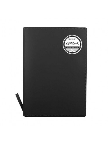 ONLINE ΣΗΜΕΙΩΜΑΤΑΡΙΟ A5 (14,8x21cm) ΜΑΛΑΚΟ ΕΞΩΦΥΛΛΟ ΜΕ ΓΡΑΜΜΕΣ 80φ ΜΑΥΡΟ 16000