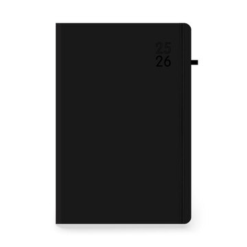 2026 ΗΜΕΡΟΛΟΓΙΟ ΗΜΕΡΗΣΙΟ FLEXABLE 17x25cm ΜΑΥΡΟ ΜΕ ΛΑΣΤΙΧΟ / ΕΥΡΕΤΗΡΙΟ ΜΗΝΩΝ ΚΑΙ ΣΤΥΛΟ 897459 (ΤΡΙΠΕΡΙΝΑ)