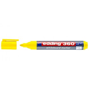 EDDING 360 ΜΑΡΚΑΔΟΡΟΣ ΑΣΠΡΟΠΙΝΑΚΑ ΚΙΤΡΙΝΟΣ No5
