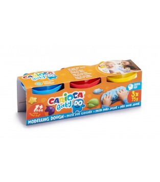 CARIOCA BABY DO ΣΕΤ ΠΛΑΣΤΟΖΥΜΑΡΑΚΙΑ 3τεμ 75gr ΜΠΛΕ ΚΟΚΚΙΝΟ ΚΙΤΡΙΝΟ 43179
