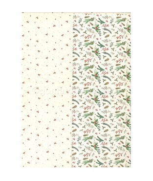 URSUS ΧΑΡΤΟΝΙ 50Χ70 ΧΡΙΣΤΟΥΓΕΝΝΙΑΤΙΚΟ MAGIC OF CHRISTMAS ΚΟΥΚΟΥΝΑΡΙΑ ΚΛΑΔΙΑ 300GR 03