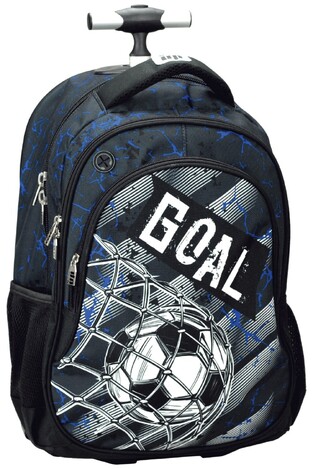 BACK ME UP ΣΧΟΛΙΚΗ ΤΣΑΝΤΑ ΣΑΚΙΔΙΟ TROLLEY ΤΡΟΛΕΙ ΔΗΜΟΤΙΚΟΥ GOAL 35730074