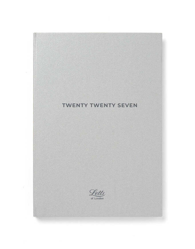 2027 ΗΜΕΡΟΛΟΓΙΟ LETTS ΗΜΕΡΗΣΙΟ A5 (14,8x21cm) TITANIUM ΓΚΡΙ ΜΕΤΑΛΛΙΚΟ 27082587