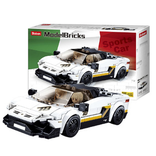 SLUBAN ΠΑΙΔΙΚΟ ΠΑΙΧΝΙΔΙ ΜΕ ΤΟΥΒΛΑΚΙΑ B0957 ITALIAN SUPER CAR 276pcs