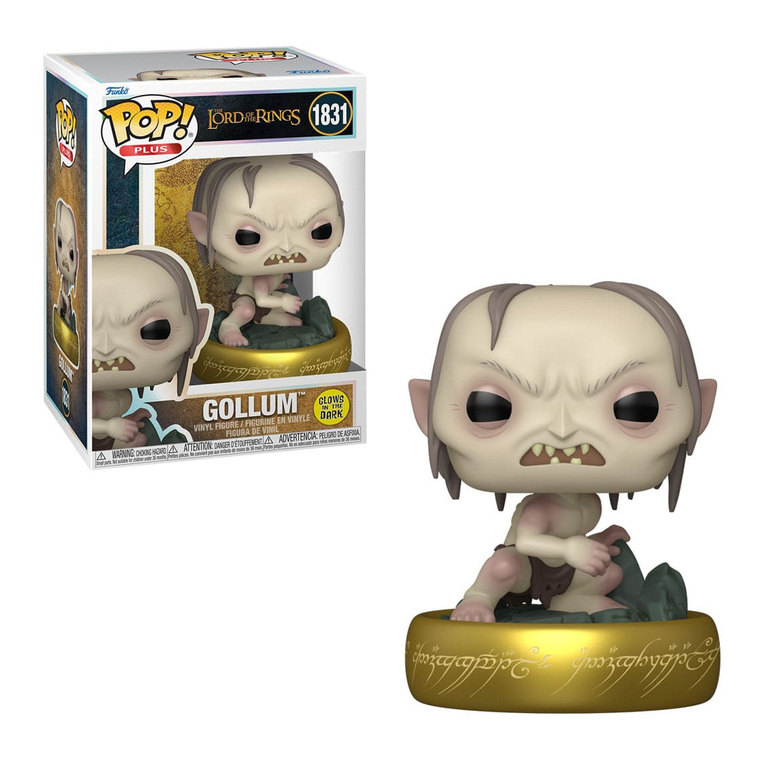FUNKO POP PLUS THE LORD OF THE RINGS GOLLUM GLOWS IN THE DARK 1831 VINYL FIGURE