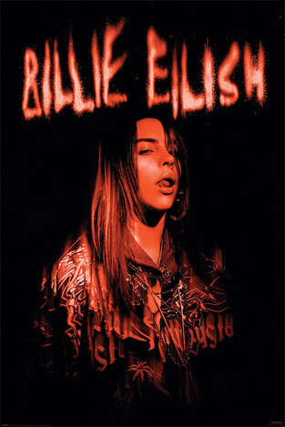 ΔΙΑΚΟΣΜΗΤΙΚΗ ΑΦΙΣΑ BILLIE EILISH SPARKS 61x91,5cm PP34643 (90)
