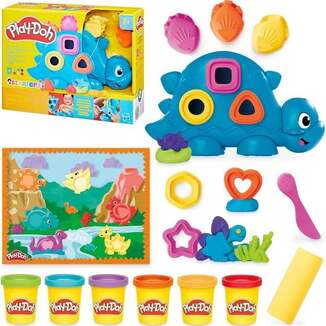 HASBRO PLAY DOH ΣΕΤ ΠΛΑΣΤΟΖΥΜΑΡΑΚΙΑ SHAPES AND COLORS DINO G0491