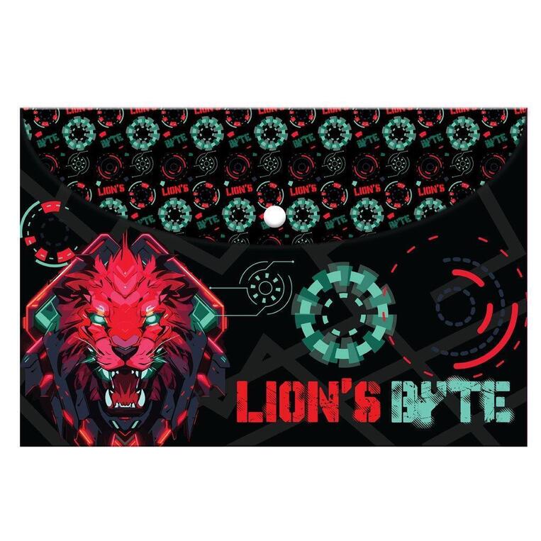 MUST TEAM ΦΑΚΕΛΟΣ ΜΕ ΚΟΥΜΠΙ ΠΛΑΣΤΙΚΟΣ A4 (21x29,7cm) MATCH LIONS BYTE 586504