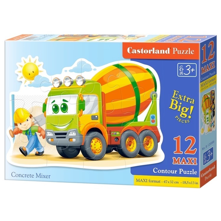 CASTORLAND ΠΑΖΛ MAXI 12 ΤΕΜΑΧΙΩΝ CONCRETE MIXER B120086