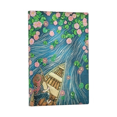 PAPERBLANKS FLEXIS ΣΗΜΕΙΩΜΑΤΑΡΙΟ MINI (9.5x14cm) LOTUS RIVER LINED (ΡΙΓΕ) FB15520