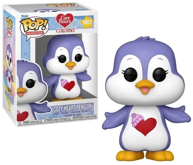 FUNKO POP ANIMATION CARE BEARS COUSINS COZY HEART PENGUIN 1803 VINYL FIGURE