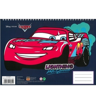 GIM ΜΠΛΟΚ ΖΩΓΡΑΦΙΚΗΣ ΜΕ ΑΥΤΟΚΟΛΛΗΤΑ 23x33cm 40φ CARS 34136416