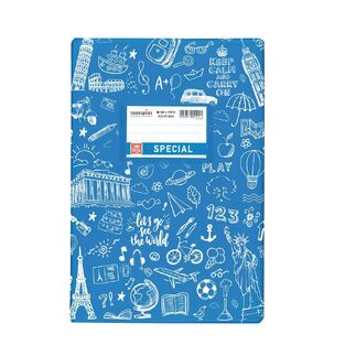 SPECIAL ΤΕΤΡΑΔΙΟ ΕΞΗΓΗΣΗ DOODLES ΡΙΓΕ 17x25cm 50φ ΓΑΛΑΖΙΟ