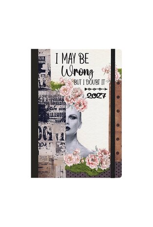 2027 ΗΜΕΡΟΛΟΓΙΟ ΗΜΕΡΗΣΙΟ 12x17cm WOMAN d I MAY BE WRONG 72062 (ΛΙΝΑΡΔΑΤΟΣ)