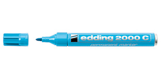 EDDING 2000C ΜΑΡΚΑΔΟΡΟΣ ΑΝΕΞΙΤΗΛΟΣ ΕΠΑΝΑΓΕΜΙΖΟΜΕΝΟΣ ΣΤΡΟΓΓΥΛΗ ΜΥΤΗ ΓΑΛΑΖΙΟΣ 10
