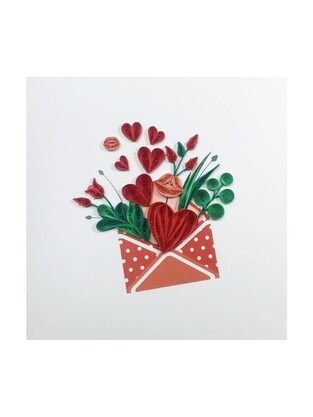 TENDANCES PETITS PETALES ΕΥΧΕΤΗΡΙΑ ΚΑΡΤΑ 15x15cm PP29D ΦΑΚΕΛΟΣ ΜΕ ΚΑΡΔΙΕΣ